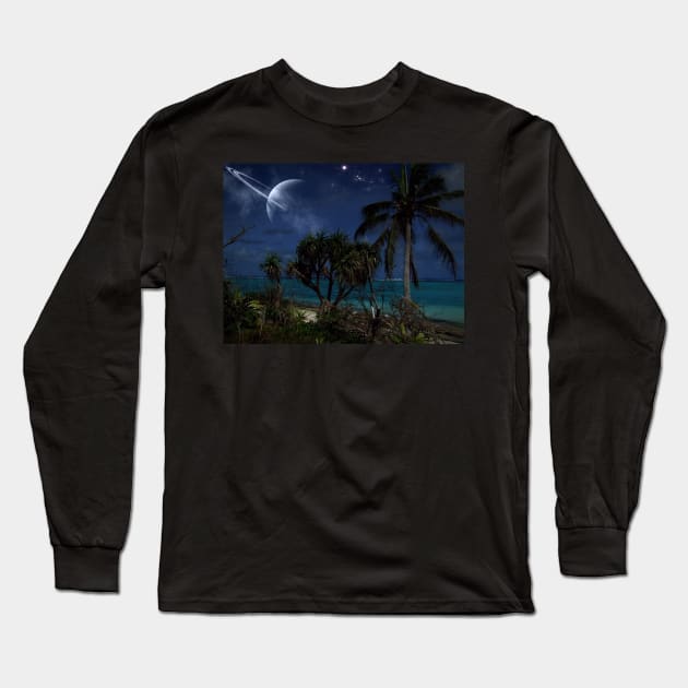 Lost Atoll Long Sleeve T-Shirt by AlienVisitor